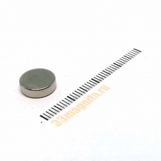 Неодимовый магнит диск 10х3 мм
