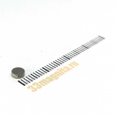 Неодимовый магнит диск 4х1.5 мм