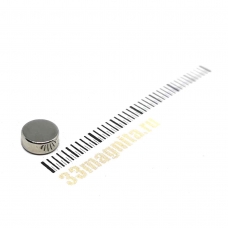Неодимовый магнит диск 6х2.5 мм