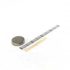 Неодимовый магнит диск 9х2 мм