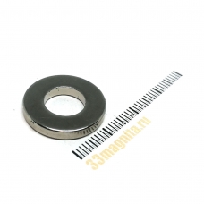 Неодимовый магнит кольцо 20-10х3 мм